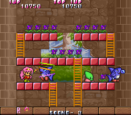 Play Rod-Land (Japan bootleg) Now -  :xxx - :yyy Game Screenshot