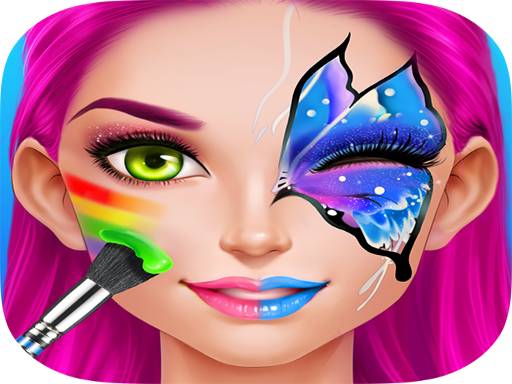 Festa de meninas com fantasia de pintura facial - Free Jogos Online Grátis com a Tag Girls Game