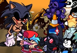 FNF vs Sonic.XER Play FNF vs Sonic.XER Now