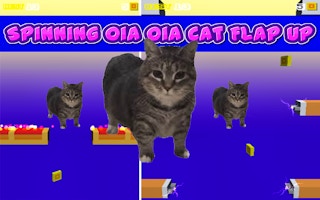 Spinning Oia Oia Cat Flap Up - Free Games for Casual Game