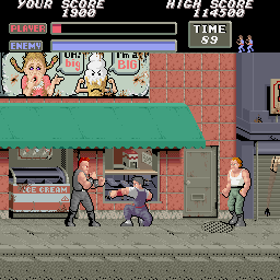 Spiele jetzt Vigilante (USA, Rev B) -  :xxx – :yyy Spiel-Screenshot