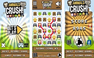 Animals Crush! - Free match-3 Game Like Balloon Pop Challenge