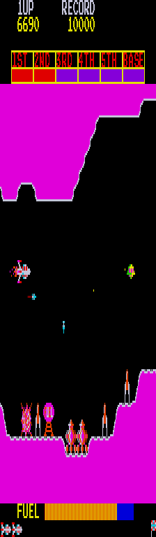Play Scramble (Petaco S.A., Spanish bootleg) Now -  :xxx - :yyy Game Screenshot