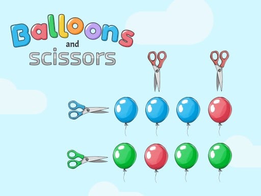 Balloons and scissors Games