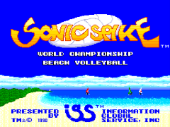 Play Sonic Spike - World Championship Beach Volleyball (USA) Now -  :xxx - :yyy Game Screenshot