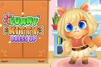 Play Funny Kitty Dress Up Now -  :xxx - :yyy Game Screenshot