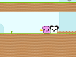 Play Panda Escape with Piggy Now - 2 Player :xxx - :yyy Game Screenshot