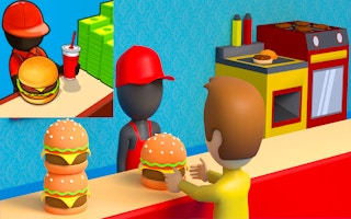 Burger Cafe Idle Tycoon - Free restaurant Game Like Magic Seafood Shop