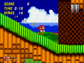 Jouez à Sonic & Knuckles + Sonic the Hedgehog 2 (Monde) maintenant -  Capture d'écran de :xxx - Jeu :yyy