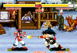 Play Samurai Shodown / Samurai Spirits (NGM-045) Now -  :xxx - :yyy Game Screenshot