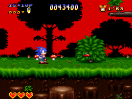 Jouez à Sonic le Hibou 4 (Monde) (Non crypté) maintenant -  Capture d'écran de :xxx - Jeu :yyy
