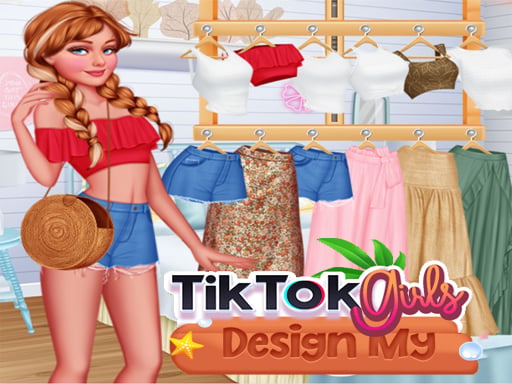 Design de roupa de meninas para TikTok - Free Jogos Online Grátis com a Tag Girls Game