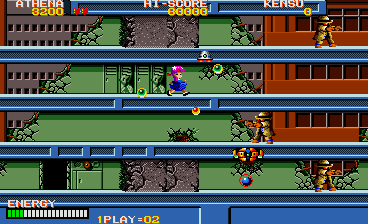 Play Psycho Soldier (US) Now -  :xxx - :yyy Game Screenshot