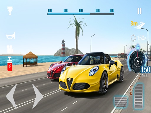 jeu de course de voiture citadine
