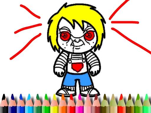 Schauriger Jungen colouring book