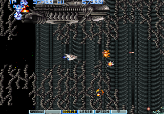 Play Gradius II - GOFER no Yabou (Japan New ver.) Now -  :xxx - :yyy Game Screenshot