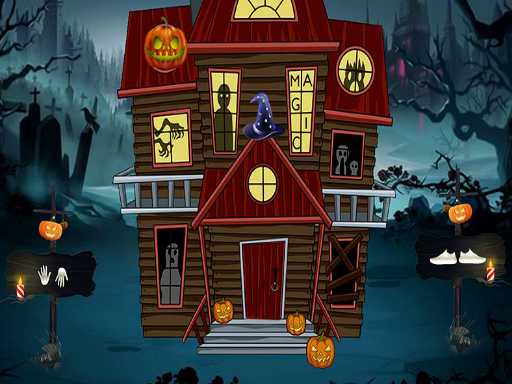 Halloween Magic Lady Escape Games