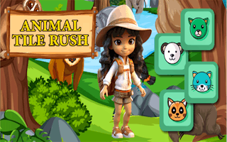 Animal Tile Rush - Free animal Game Like Mono