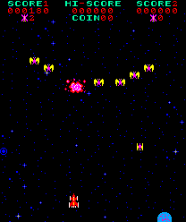 Play Falcon (bootleg of Phoenix) (8085A CPU) Now - Arcade :xxx - :yyy Game Screenshot
