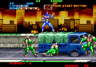 Spiele jetzt Acht Männer (NGM-025)(NGH-025) - Arcade :xxx – :yyy Spiel-Screenshot