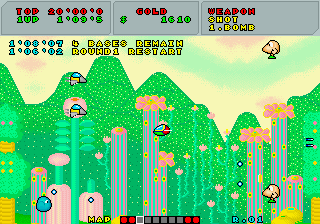 Play Fantasy Zone (Time Attack, bootleg) Now -  :xxx - :yyy Game Screenshot