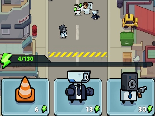 立即玩Toilet Fight Police vs Zombie