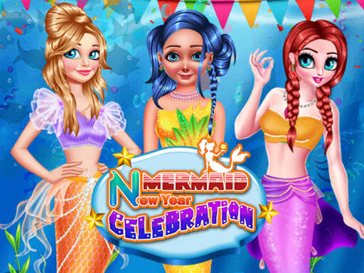 احتفالية ميرميد ألعام الجديدة - Free ألعاب لـ Dress-up Game