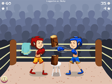 Play Boxing Punching Fun Now - 2 Player :xxx - :yyy Game Screenshot