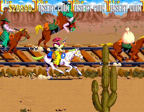 Play Sunset Riders (4 Players ver. JAC) Now -  :xxx - :yyy Game Screenshot