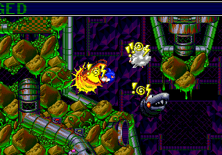 Jouez à Sonic Spinball (Europe) maintenant -  Capture d'écran de :xxx - Jeu :yyy