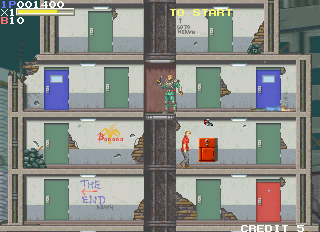 Play Elevator Action II (Ver 2.2A 1995/02/20) Now -  :xxx - :yyy Game Screenshot