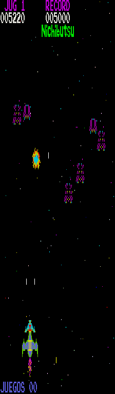Play Moon Cresta (Electrogame S.A. Spanish bootleg) Now -  :xxx - :yyy Game Screenshot