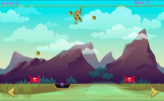 Monkey Sky - Free Top Free Online Games tagged Monkey Game