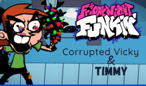 FNF vs Corrupted Vicky & Timmy (Fairly OddParents) العب FNF vs Corrupted Vicky & Timmy (Fairly OddParents) الآن