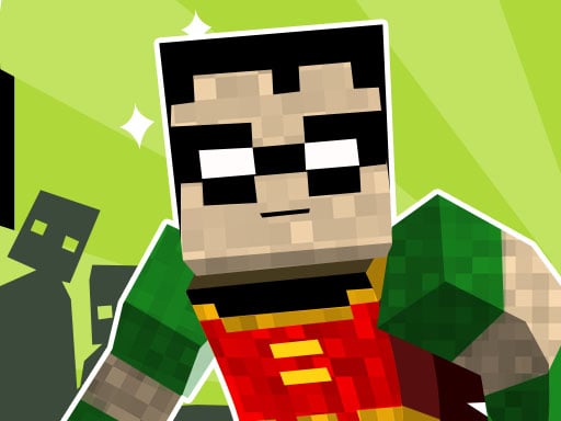Teen Titans Go Minecraft Teenager Läufer 3D