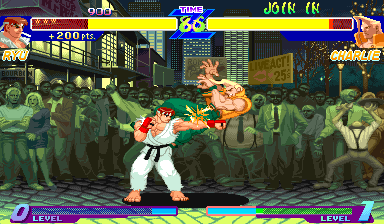 Play Street Fighter Zero (950627 Hispanic) Now -  :xxx - :yyy Game Screenshot