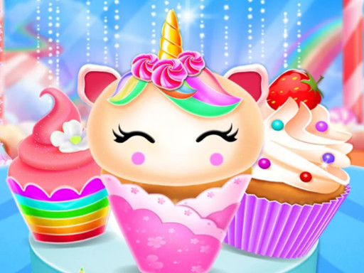 Unicorn Mermaid Cupcake Cooking Design - Free Top Free Online Games tagged Cooking Game