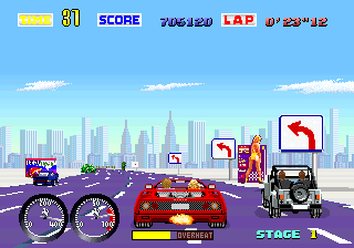 Play Turbo Out Run (Out Run upgrade, FD1094 317-0118) Now -  :xxx - :yyy Game Screenshot