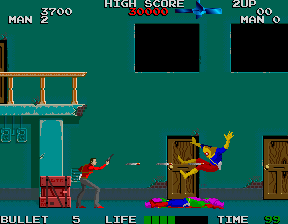 Play Rolling Thunder (rev 3, hack) Now -  :xxx - :yyy Game Screenshot