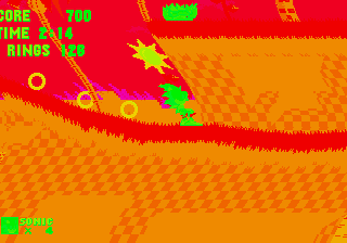 Jouez à Sonic 1 - Le Tour du Cercle 2 maintenant -  Capture d'écran de :xxx - Jeu :yyy