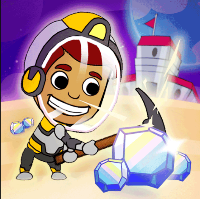 立即玩Idle Miner Space Rush -  :xxx - :yyy 游戏截图