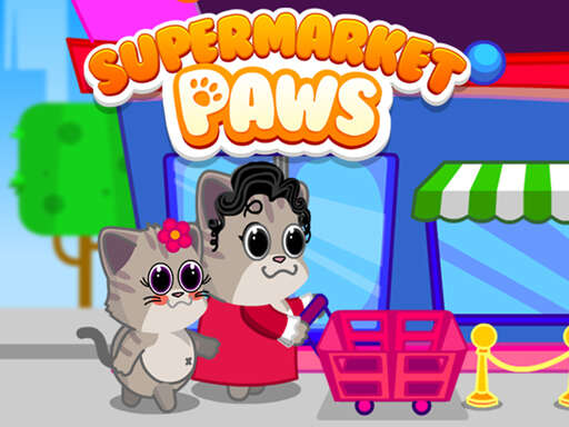 Supermarket Paws Cat Game for kids