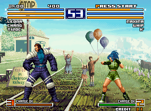Spiele jetzt The King of Fighters 2003 (Bootleg-Set 2) - Arcade :xxx – :yyy Spiel-Screenshot