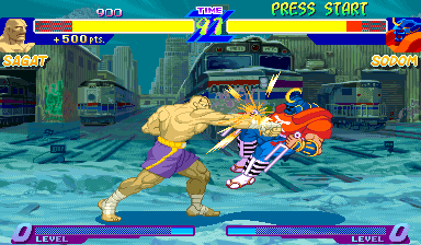 Play Street Fighter Zero (950627 Japan) Now -  :xxx - :yyy Game Screenshot