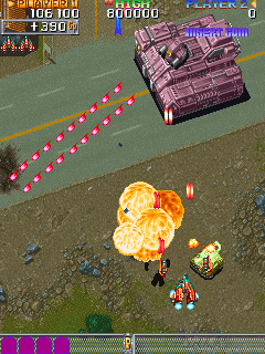 Play DonPachi (Korea, ver. 1.12, 95/05/2x) Now -  :xxx - :yyy Game Screenshot