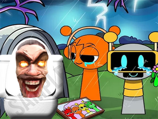 Play Sprunki Castle Panic Skibidi Toilet Now