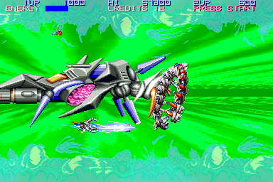 Spiele jetzt Xexex (Version EAA) - Arcade :xxx – :yyy Spiel-Screenshot