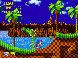 Play Sonic the Hedgehog (USA, Europe) (Sonic Jam's Easy Mode) Now -  :xxx - :yyy Game Screenshot