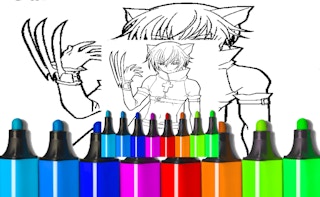 Anime Boys Coloring Pages - Free kids Game Like Police