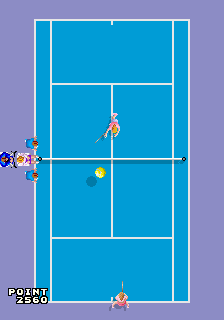 Play Passing Shot (World, 2 Players, FD1094 317-0080 decrypted) Now -  :xxx - :yyy Game Screenshot